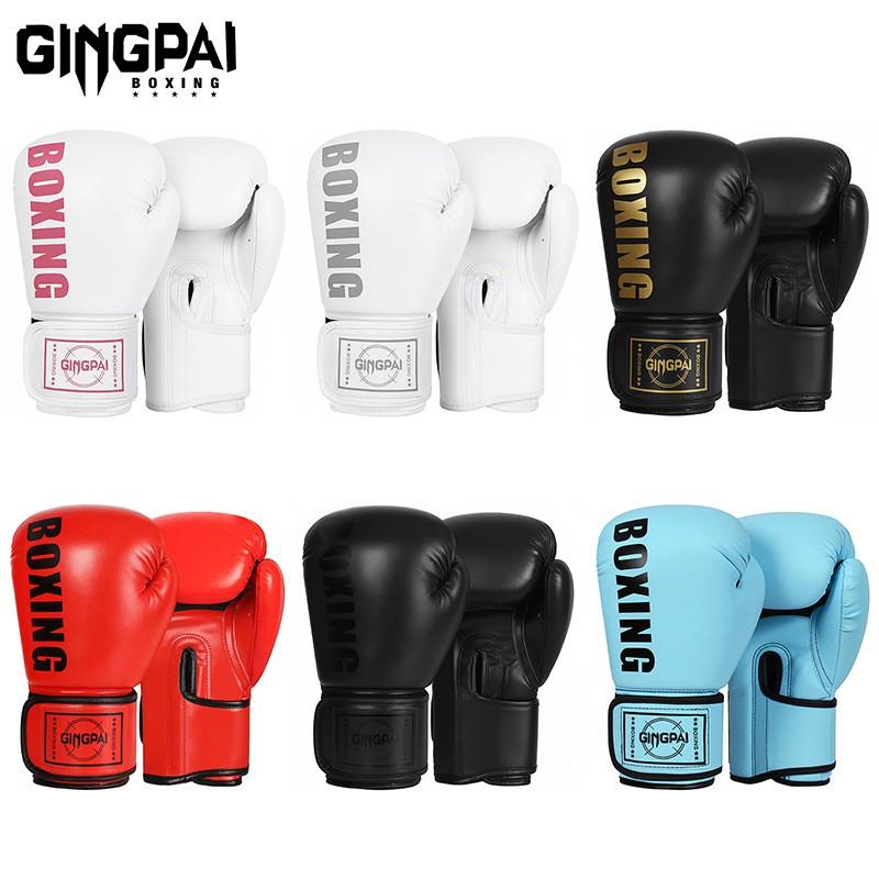 Professionelle Boxhandschuhe Herren Damen Kinder Training Sandsack Muay Thai Kampfsport PU-Leder 6oz-14oz