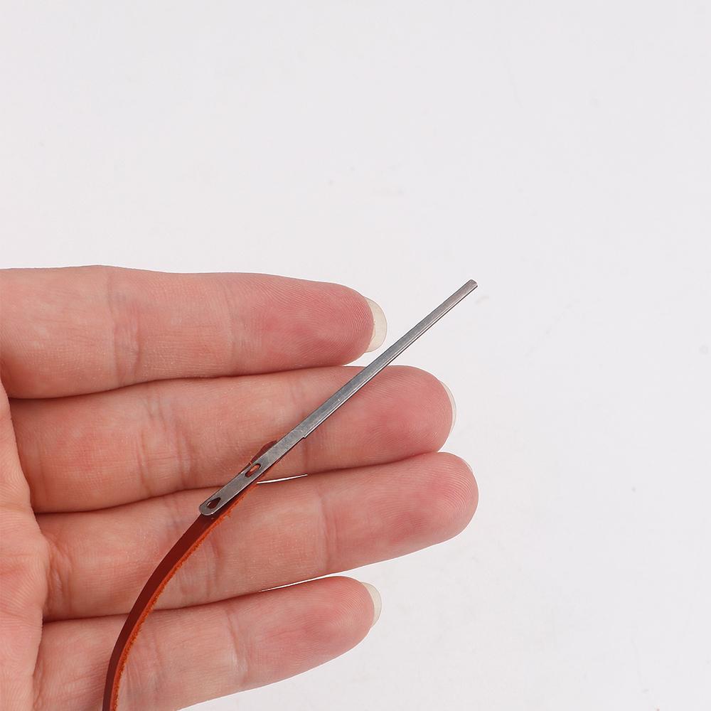 2 Stück Leder Handnähnadel, Leder Steppnadel, Lederseil Spezialnadel, DIY Lederhandwerk Nähen Naht Genähte Nadel