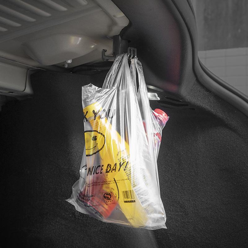 Car Rear Trunk Hook Holder New 1PCS Black Grocery Bag Luggage Hooks For Tesla Model 3 Durable Interior Automobile Accessories