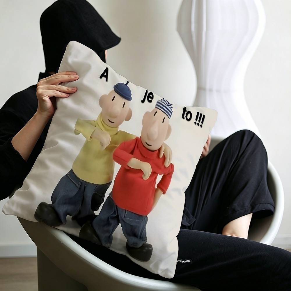 Cartoon PPat Mat Cushion Cover Inches Farmhouse Decor Home Throw Pillow Covers for Couch Decorations