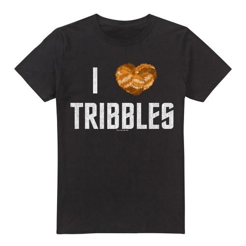 STAR TREK Mens I Heart Tribbles T-Shirt