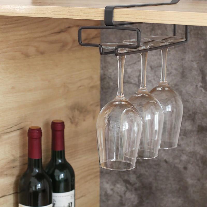 Punch-Free Creative Wine Glass Hanging Rack, High-Foot Red Wine Glass Storage