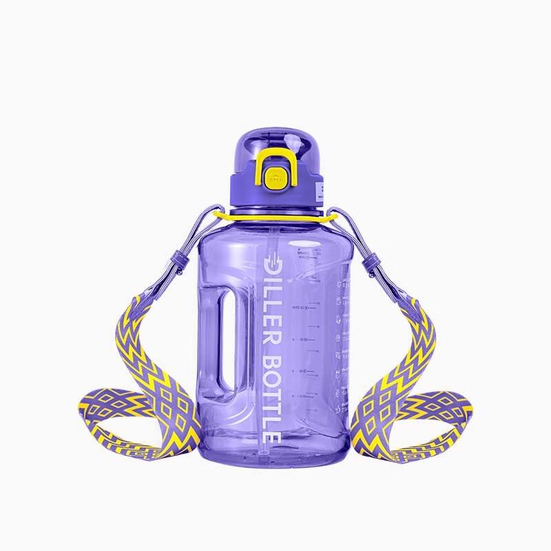 

Diller Colorful 1700ML Large Capacity Fitness Straw Bottle