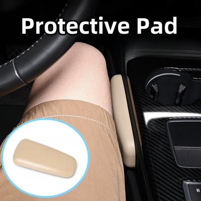 Coussin de genouillère de voiture, coussin d'accoudoir intérieur automatique pour portière, console centrale, coussin de protection latéral en cuir PU, coussinets de relaxation souples