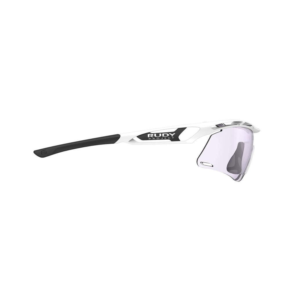 RUDYPROJECT TRALYX SLIM Sports White Photochromic Laser Lens 128mm + Sunglasses, Gloss/impX2 Purple, SP787569-0000, Width
