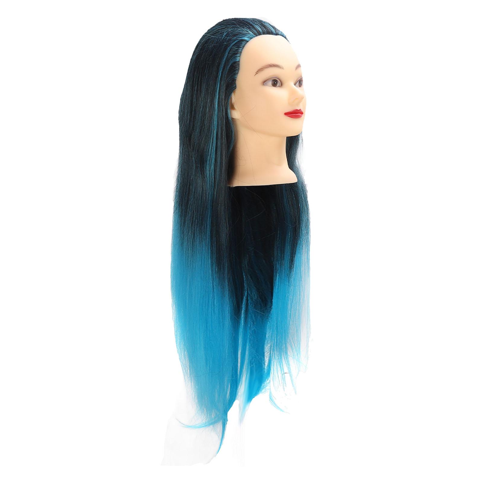 

Голова манекена для волос, красочная голова для плетения волос, парикмахерская, голова манекена для салона