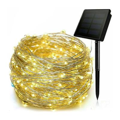 LED Solar Lichterkette Außen Garten Lichterketten Funkeln Wasserdichte Lampe für Weihnachtsfeier Girlande Lichterkette Weihnachtsbeleuchtung