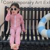 Kids' Sun-Protective Quick-Dry Smiley Swimsuit: Long Sleeve & Pants