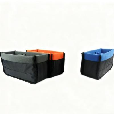 Organizers Waterproof Camera Insert Case Interior Padding 3 Grids SLR Camera Case DSLR Camera Case DSLR Camera