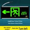 Safety Power Connection LED Fire Emergency Exit Light 220V