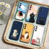 Coque de téléphone mignonne et drôle pour chat pour Samsung Galaxy A73,A21s,A22,A31,A52,A53,A71,A41 Coque noire souple