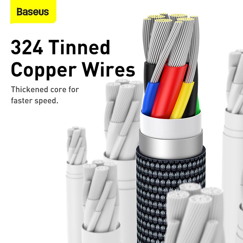 Baseus 100W C To C Type C Cable For iPhone15 16 USB C PD Fast Charging Charger Wire Cord For Macbook Samsung Xiaomi Type C Cable