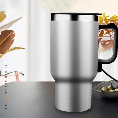 500ML 12V חימום רכב לרכב נירוסטה כוס מים קומקום קפה ספל מחומם
