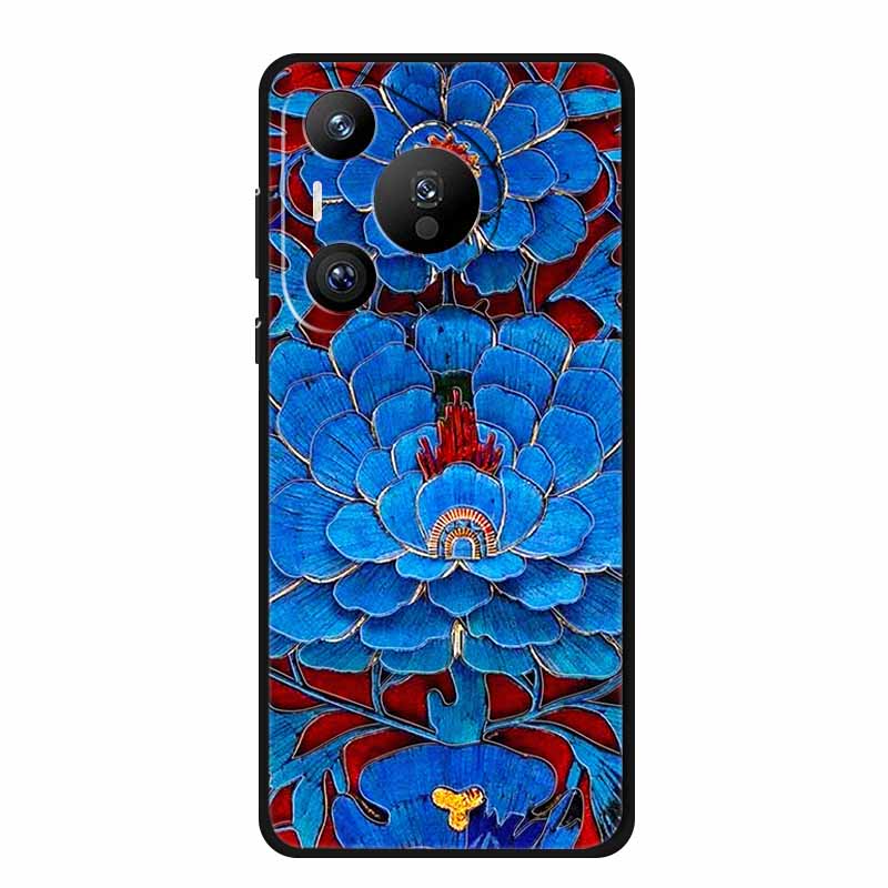 3D Emboss Case For Honor 400 Pro Phone Case Flower Shockproof Silicone Soft Coque For Honor400 Pro Back Cover Case 400Pro Funda