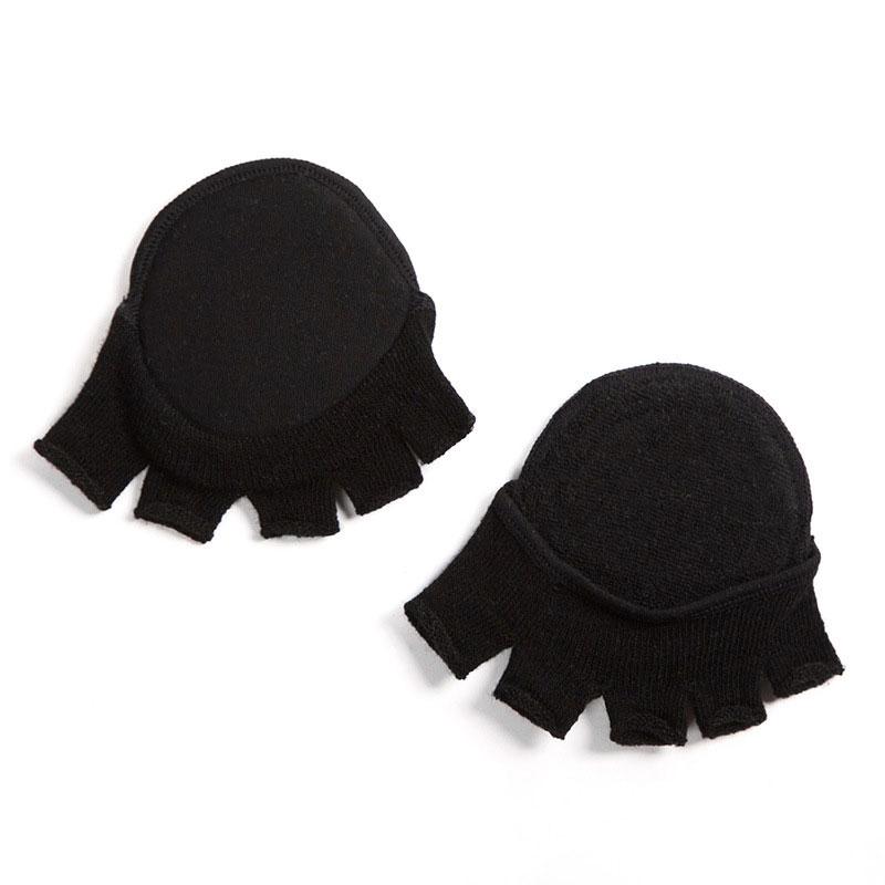 

Женские сандалии, нескользящие носки на передней части стопы, невидимые полуфутовые носки с пятью пальцами