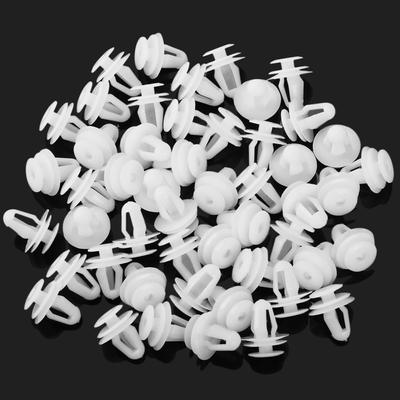 50PCS Auto Tür Panel Clips Befestigung Verschluss 9mm Loch Für Nissan X-trail T32 Rogue Qashqai J11 teana Altima Murano Juke Almera