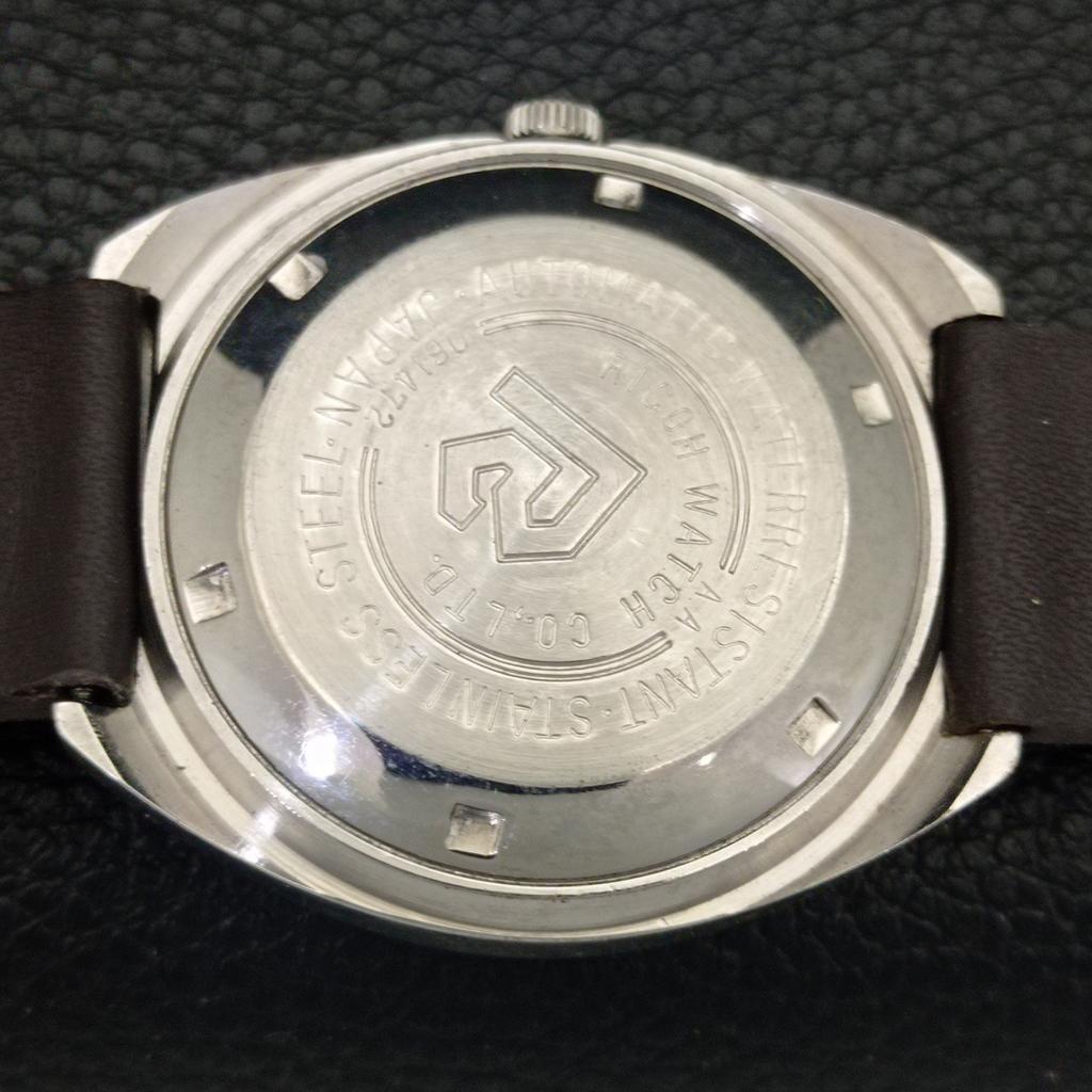 JAPAN VINTAGE RICOH R31 AUTOMATIC MENS ORIGINAL DIAL WATCH a703549-1 R213d-a703549