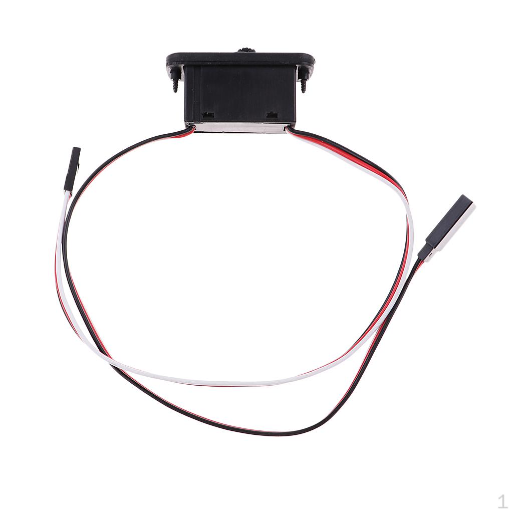 

25cm JR Plug Lead Wire w/ Switch Male/Female for RC Model Servo Cable