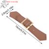 (YOUU06)1Pc Metal Leather Button Windbreaker Coat Button Leather Buckle Sweater Coat Windbreaker Belt Leather Buckle Accessory