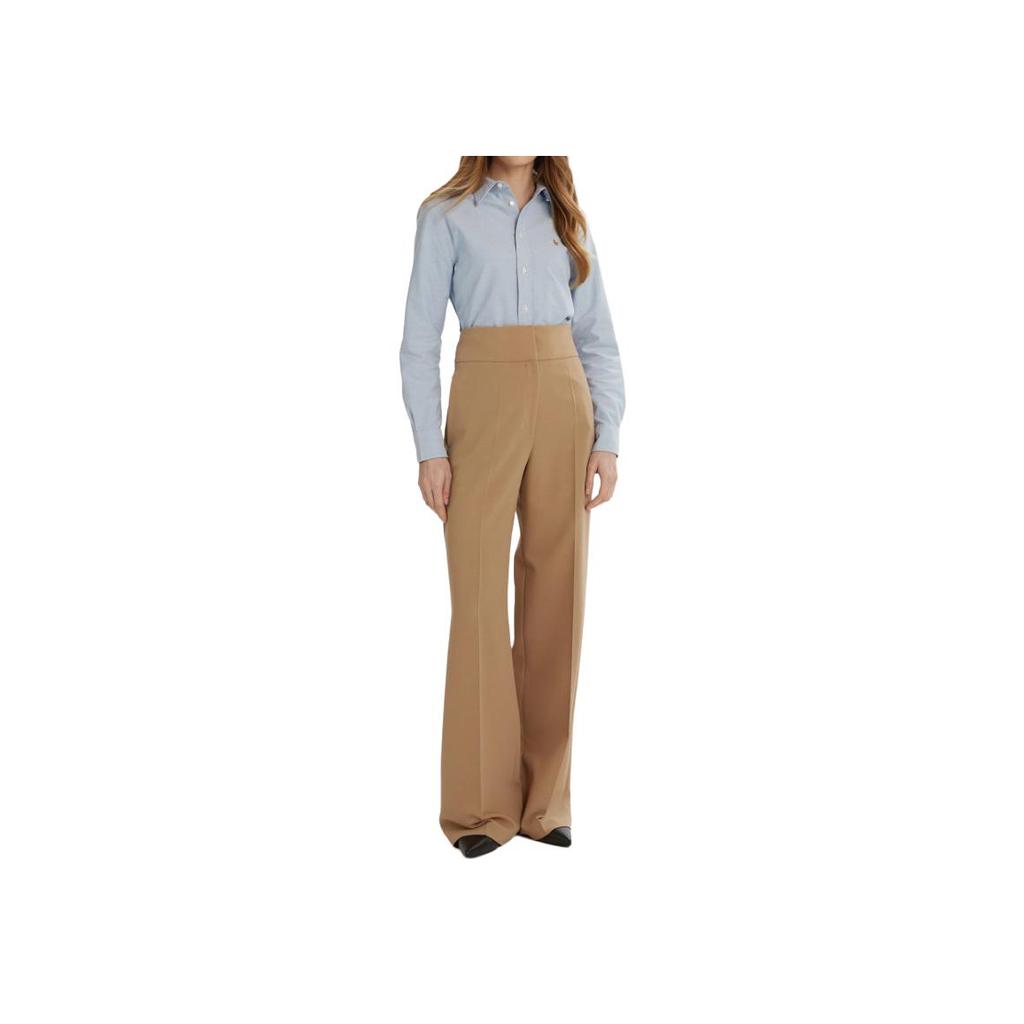 Polo Ralph Lauren Loose Long Sleeve Polo Collar Button Shirt Women shirts Blue 211970736-002