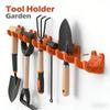 5pcs Garden Tool Hanger Rack 35mm Diameter Compatible with Long-Handled Tools Like Brooms Shovels Rakes Hoes Wall-Mounted Storage Hanger