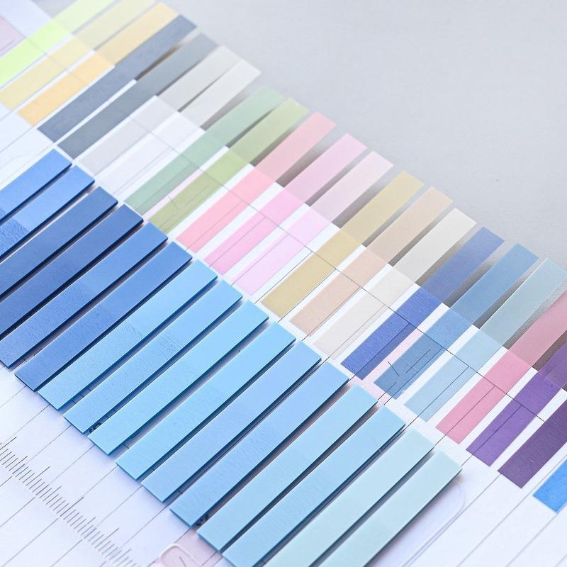 Gradient Pet Transparent Index Sticky Notes For Note Taking