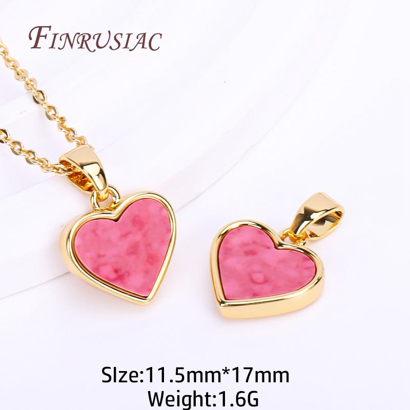 18K Real Gold Plated Turquoise Geometry Pendants For Necklace Making,High Quality Connector Pendants DIY Accessories Wholesale