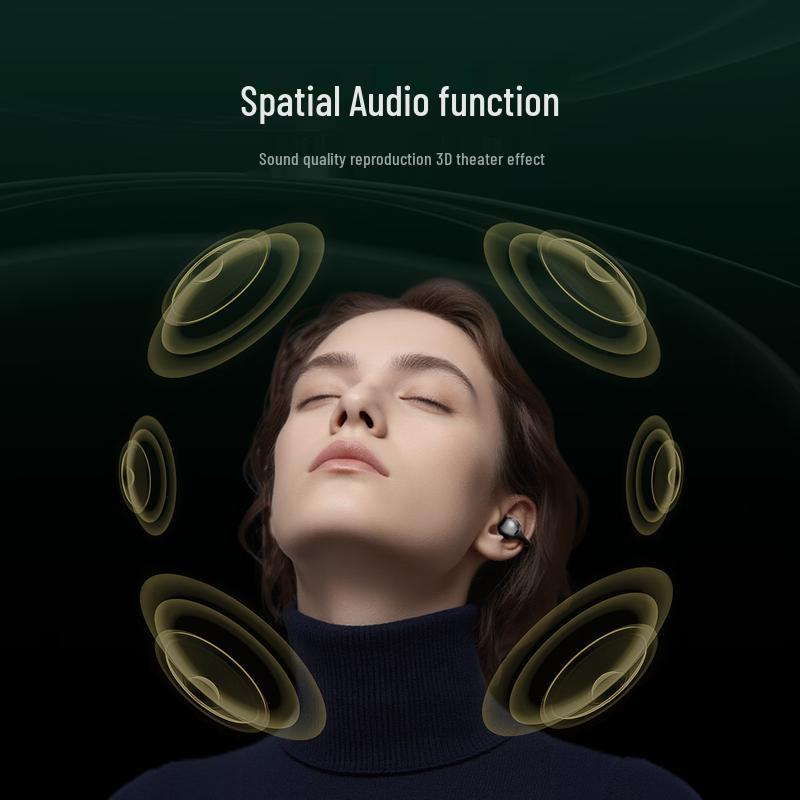 BUTTONS CLIP Open-Fit Bone Conduction Bluetooth Ear Clip Earbuds