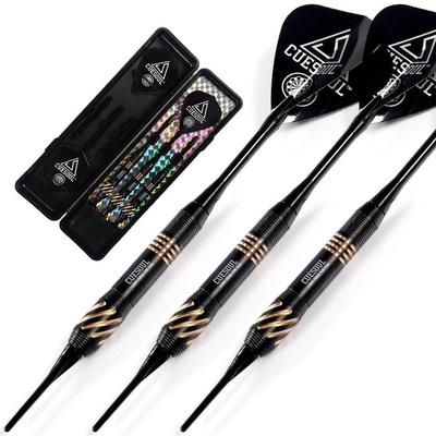 CUESOUL 16-gram Black Scorpion Soft Tip Darts (CSBCD004)
