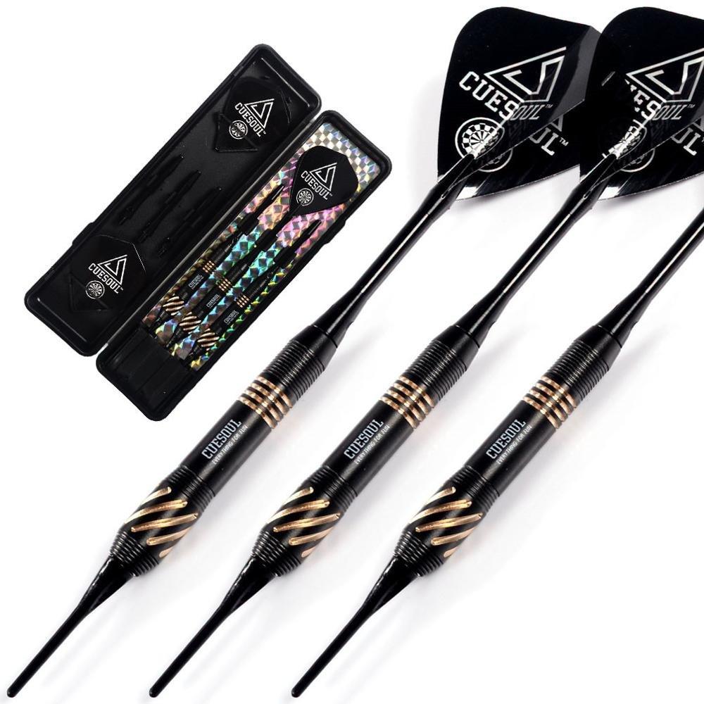 

CUESOUL 16 Gram Black Scorpion Soft Tip Darts (CSBCD004)