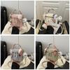 Street Style Small Bucket Bag For Women With Zipper Closure And Phone Pocket