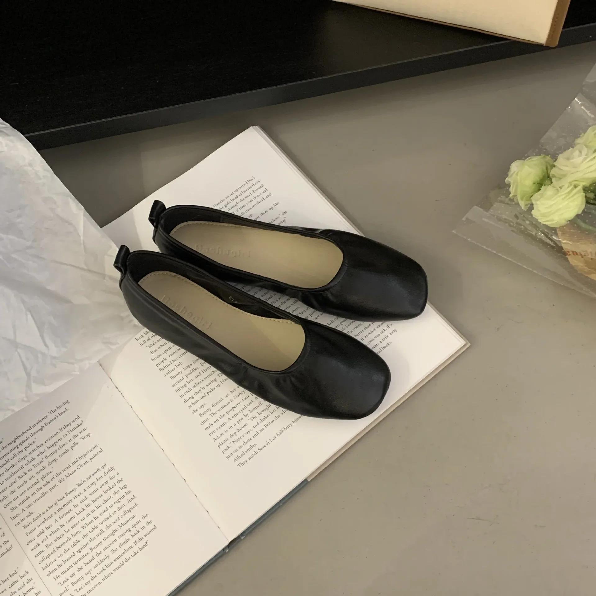 Модные балетки на плоской подошве — фото 12