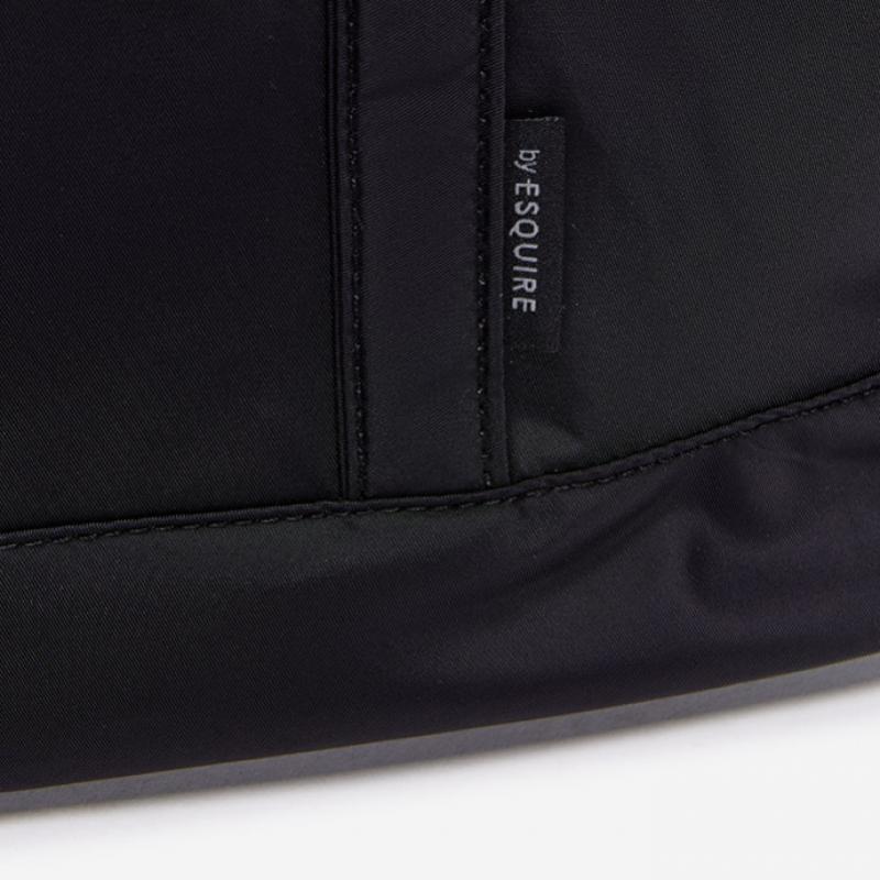 By Esquire Male Leo Nylon Shoulder Bag Black