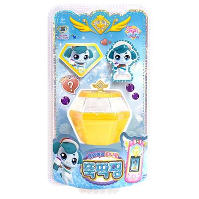 Cattiniping Ttuktakping Figure, Mixed Colors, Popular Toys for Korean Children
