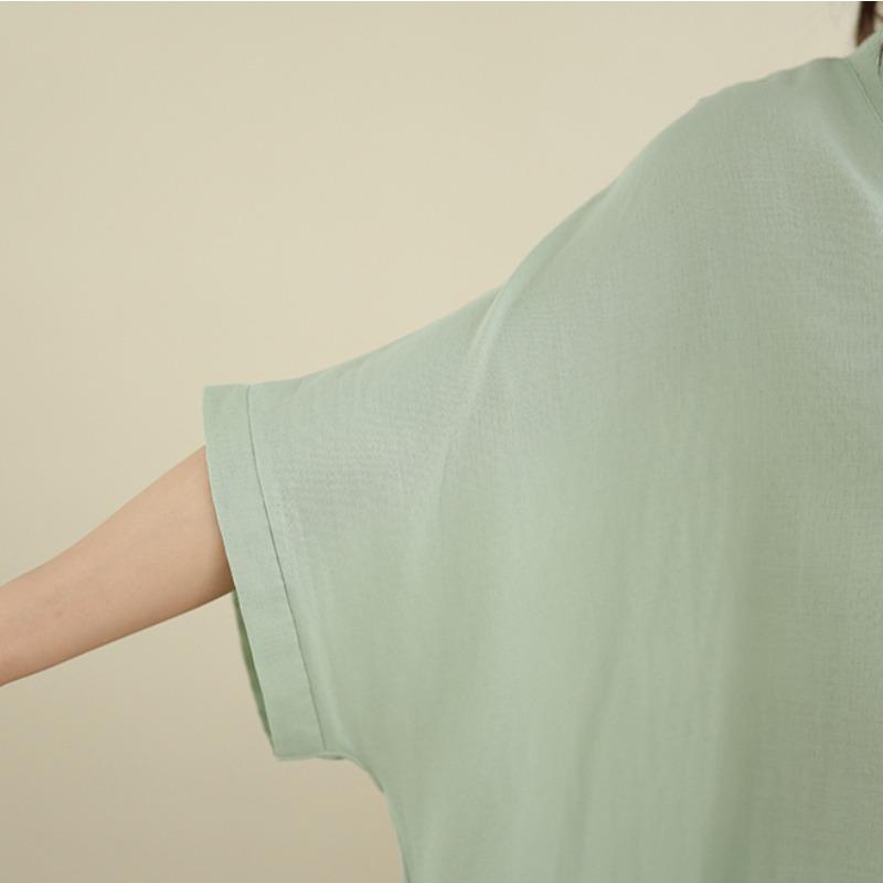 DIMANAF New 2026 Women Plus Size Summer Casual Sundress Long Dress Cotton Loose Oversize Maxi Beach Solid Elegant Lady Holiday