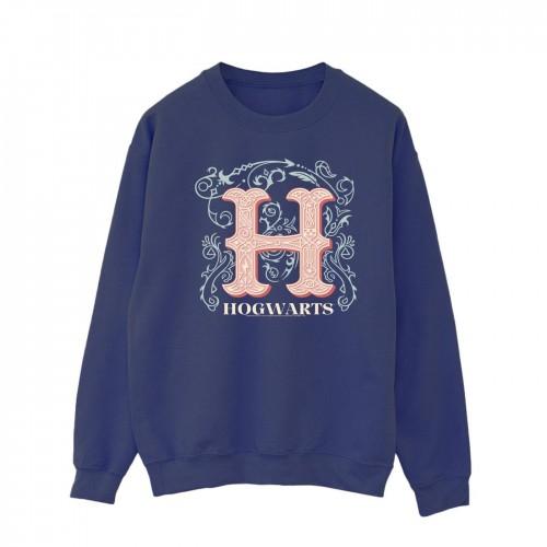 Harry Potter Mens Flowers H Sweatshirt