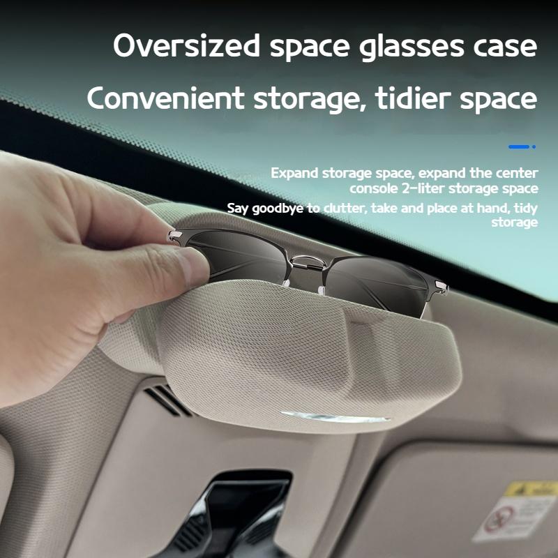 Dla BMW X1 U11 2025-2025 samochód zamszowe etui na okulary modyfikacja klips do przechowywania okularów przeciwsłonecznych ramka na okulary przeciwsłoneczne dachowe akcesoria wewnętrzne