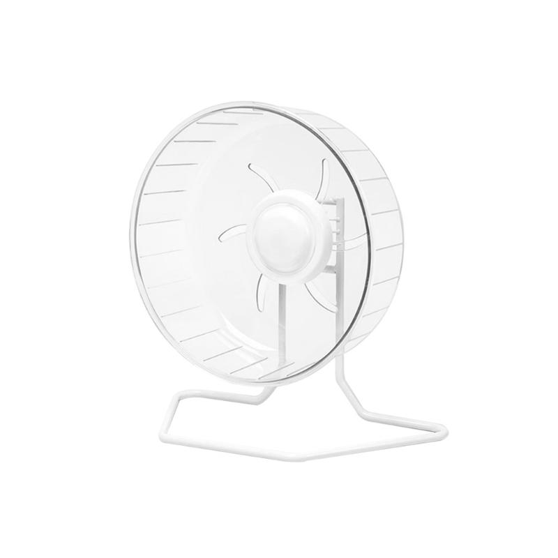 

Бесшумное колесо для упражнений с металлической подставкой, пластиковая вращающаяся тарелка для хомяков X3UC