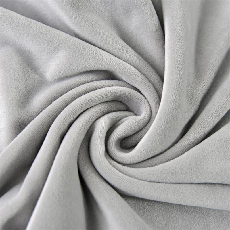 Solid Color Velvet Sofa Seat Cover Cushion Cover Thick Jacquard Soft Stretch Sofa Slipcovers Funiture Protector Living Room