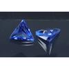 5x5 mm 2 Natürliche Blaue Saphire Trillion-Schliff Zertifizierte Lose Edelsteine Paar MULTTIQ111