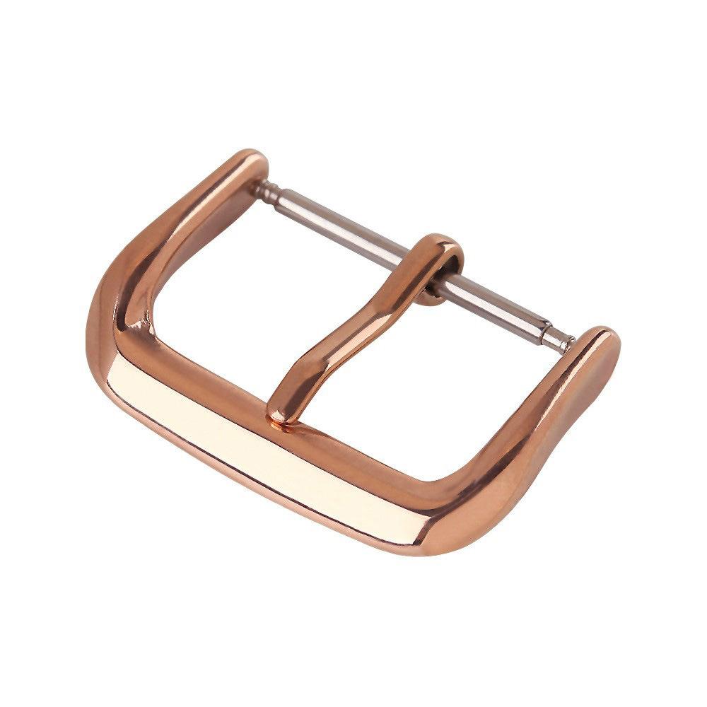 Metal Watch Band Buckle 16mm 18mm 20mm 22mm Men Watchband Strap Buckles Silver Black Gold Stainless Steel Watch Clasp