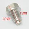 Stainless Steel Engine Magnetic Oil Drain Plug Screw Nut Bolt Oil Drain Sump Nut M12/14/16/18/20/24 1.5 1.25 1.75