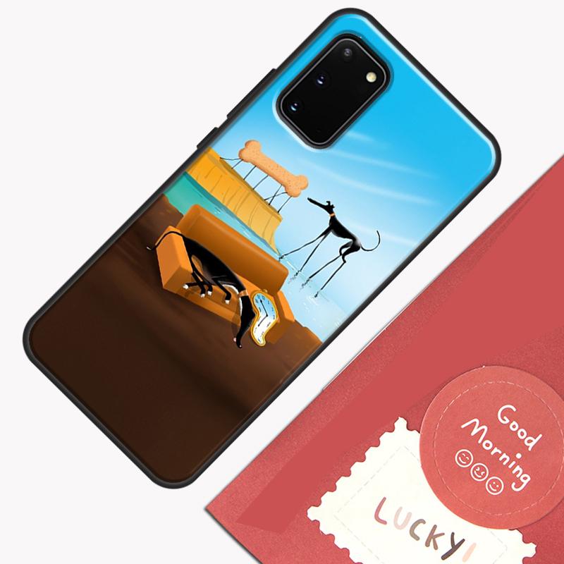 Greyhound Case For Samsung Galaxy S22 S21 S23 Ultra Note 20 S8 S9 S10 Note 10 Plus S20 FE Back Cover