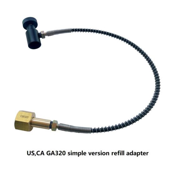 CGA320/W21.8 CO2 Cylinder External Hose Refill Adapter for Soda Maker Machine Sale Goods