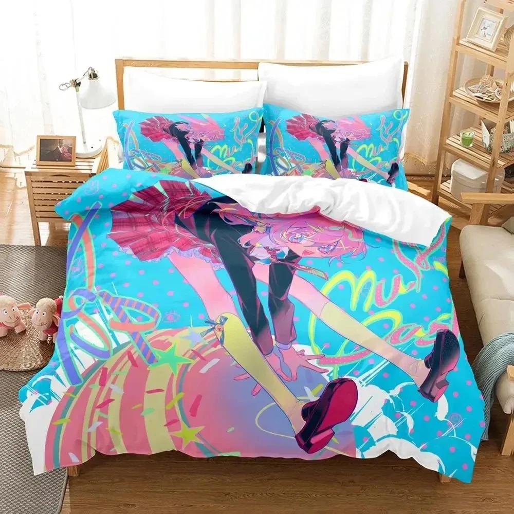 Comforter Anime Muse Dash Game Bedding Set Bed Set Comforter King Queen Size Boys Adult Bedding Set