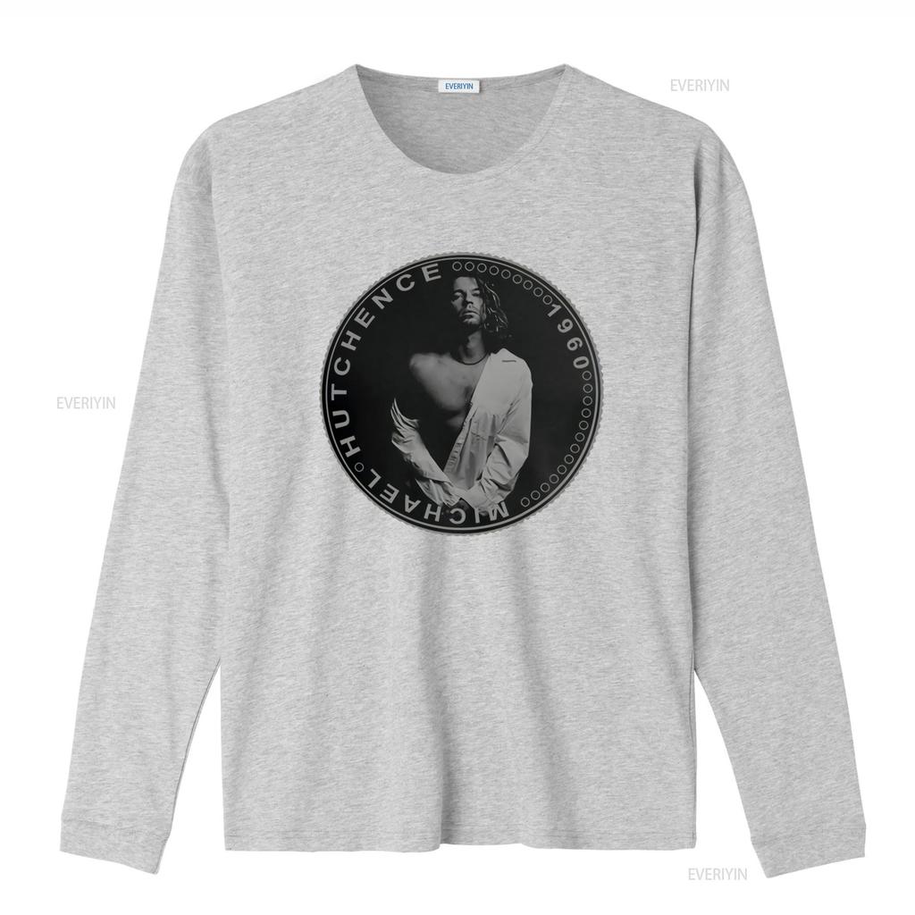 Michael Hutchence Z Inxs Cool Tričko S Potiskem Mincí Vintage Styl vintage Vyprané Měkké designové oblečení streetwear móda