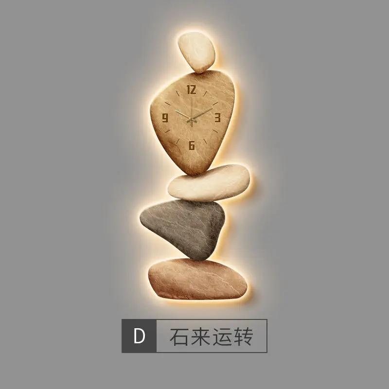 

Часы настенные для гостиной, легкие, роскошные, уникальные, настенные, большие, современный дизайн, тихая эстетика, Reloj De Pared, настенный декор 70 30No lamp