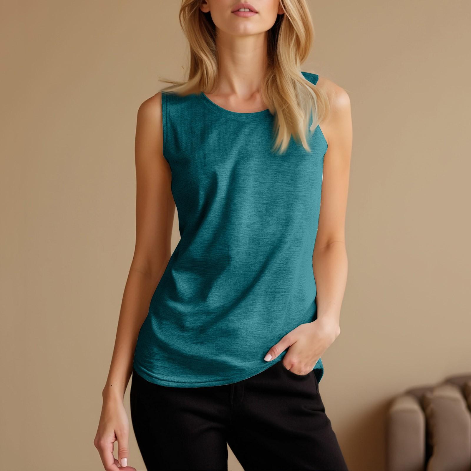 Women s Fashionable And Casual Sleeveless -color Sexy Backless Top S