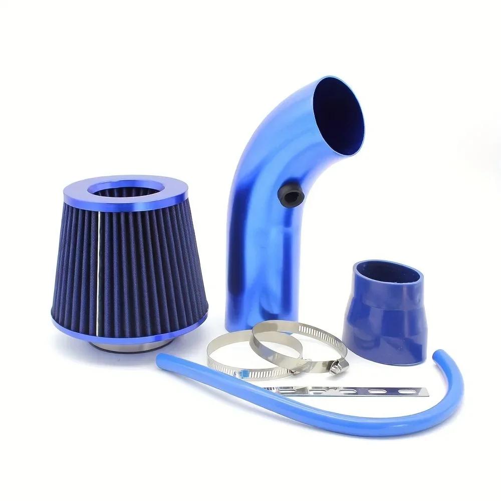 Universal Car Cool Air Intake Kit 76mm Car Refitted Winter Mushroom Head Air Filter Aluminium Automotive Filter Car Accessories