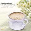 Small Size Coffee Dripper Transparent Reusable Filter Cup Reusable Cone Coffee Cup  Manual Brewing